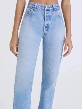 RE/DONE High Rise Straight Leg Jeans – Size 25